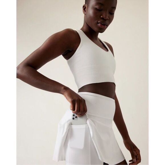 Athleta Ace Tennis Skort 13.5" Bright White 1X - Picture 3 of 9